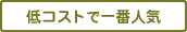低コストで一番人気